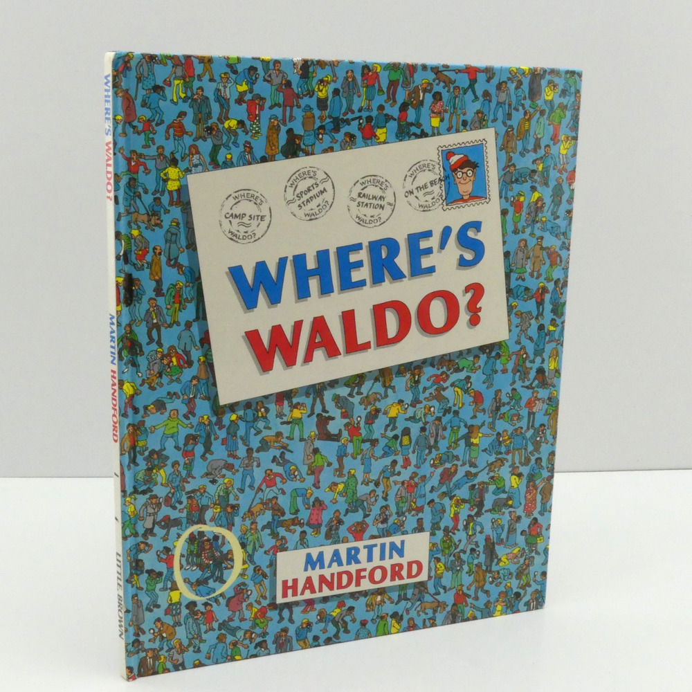 Vintage Where’s Waldo? Hardcover Book Martin Handford Classic Puzzle Book